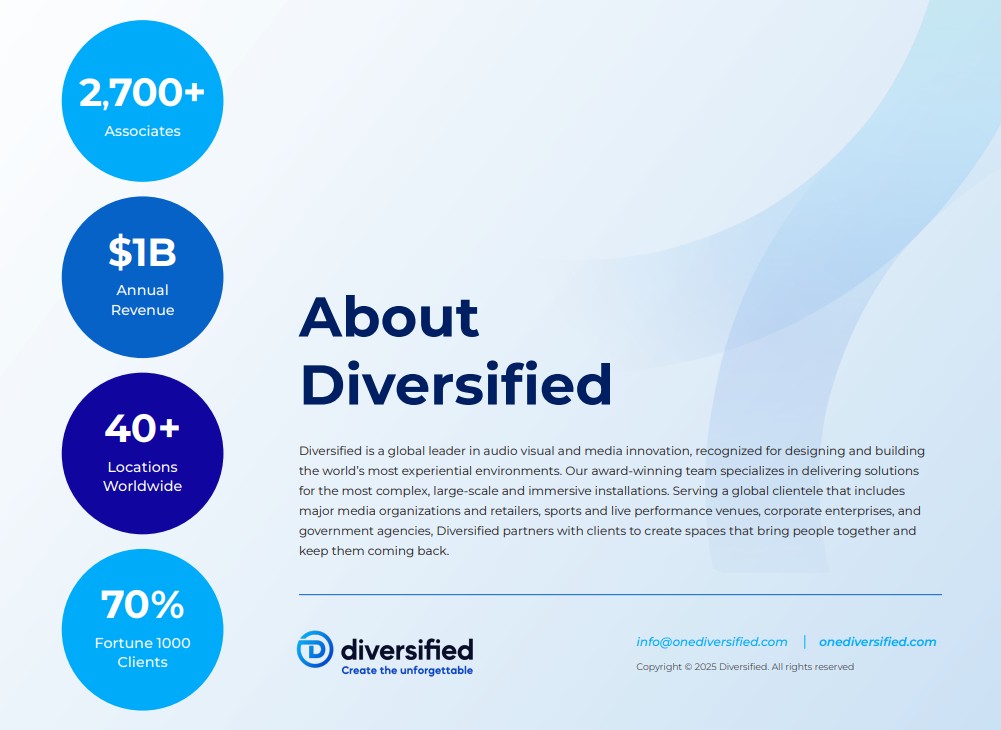 about diversified